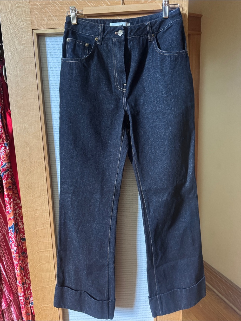 LVIR Dark Indigo Raw Denim Cotton
Jeans - Style LV22F PTO2 (Size M) -